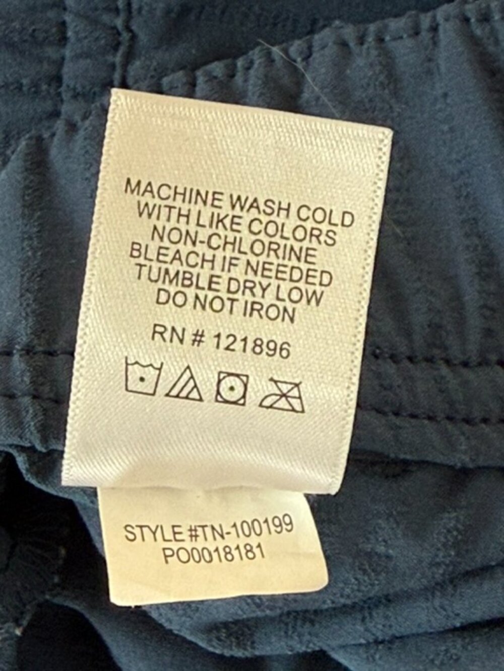 Title Nine Pants Womens L BLue Slaycation 28" Ankle Crop Outdoor Stretch - Picture 13 of 14